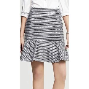 NWT Banana Republic Gemma Chain‎ Print Flounce Skirt Size 14 (Orig. $89.50)